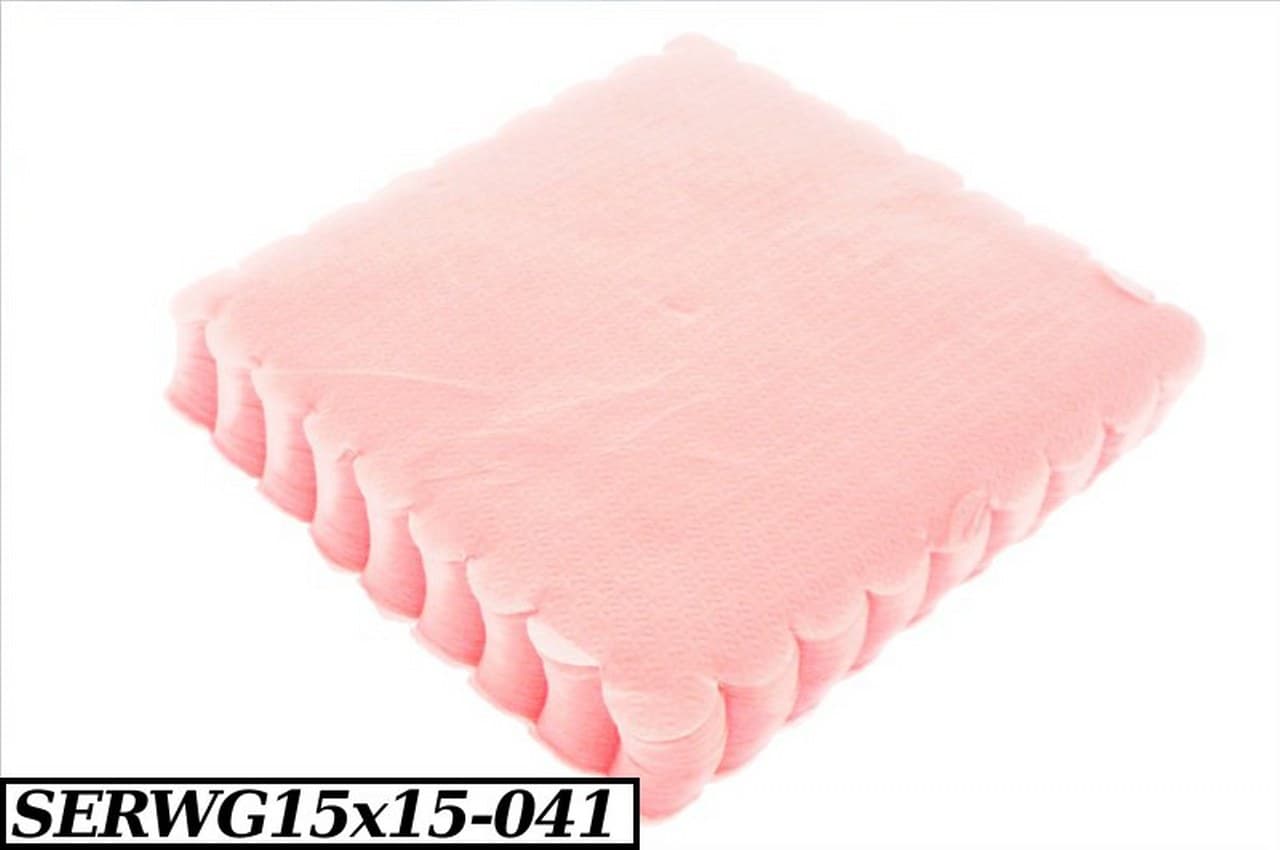 Serwetki Gastronomiczne 15x15cm jasnoróżowe