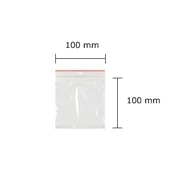 Torebki strunowe 10 cm x 10 cm - 100 szt.