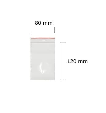 Torebki strunowe 8 cm x 12 cm - 100 szt.