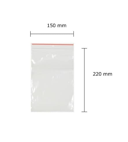 Torebki strunowe 15x cm x 22 cm - 100 szt.