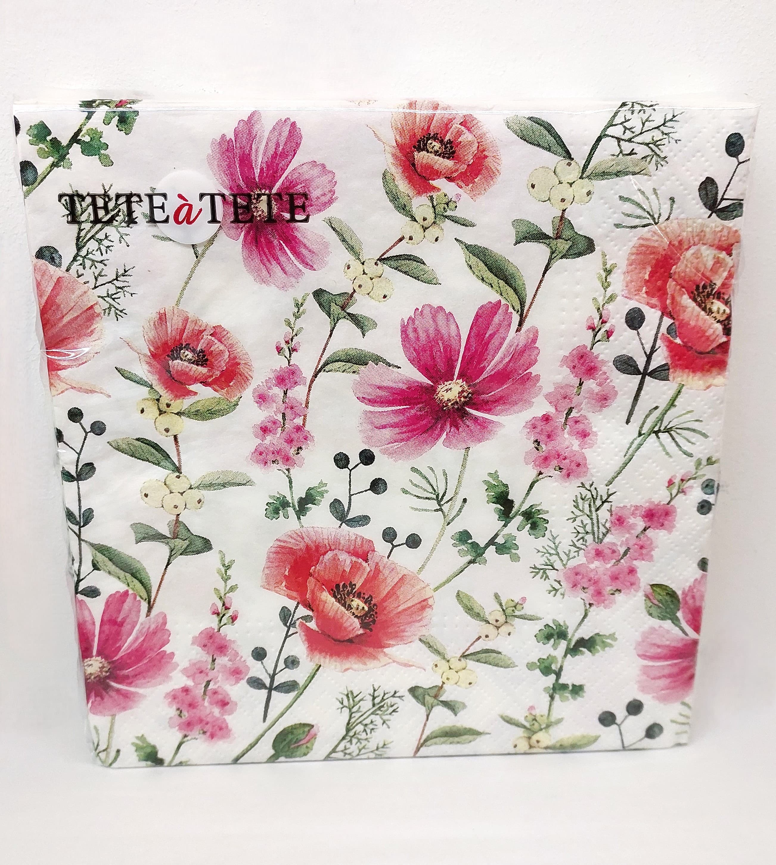 Serwetki Polne Maki, 33x33 - 20 szt.