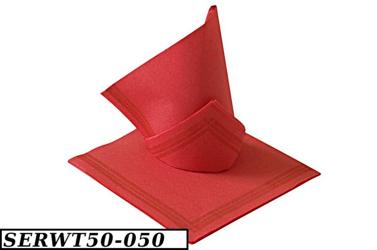 Serwetki Tendance, 50szt, 38x38 czerwone