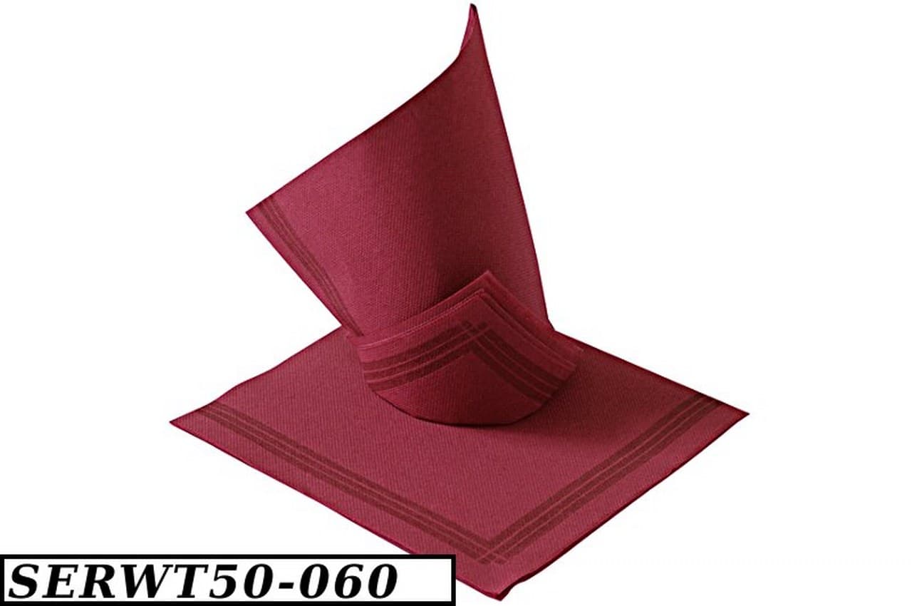 Serwetki Tendance, 50szt, 38x38 bordowe