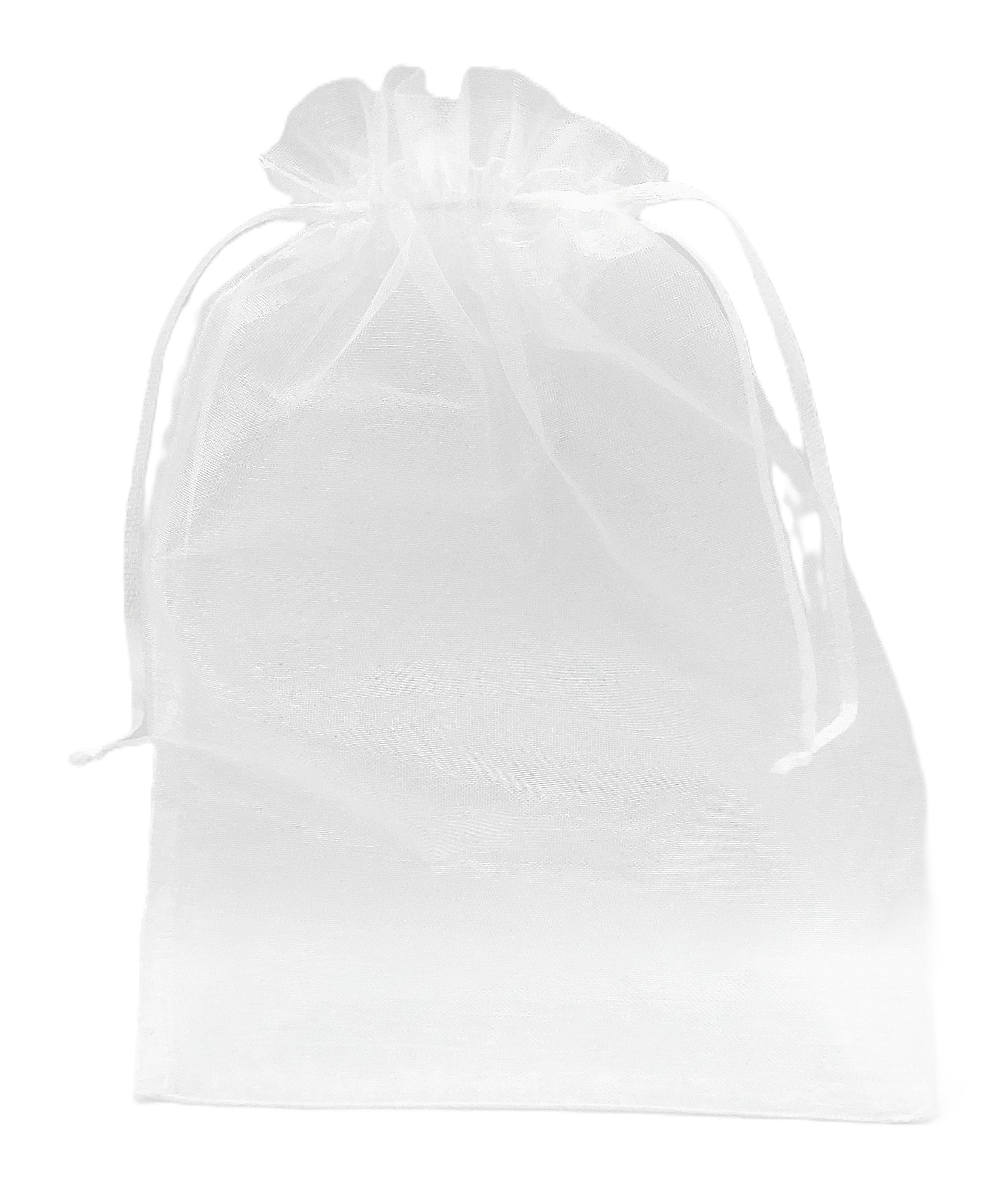 Woreczki z organzy, 25x35cm/12szt, białe