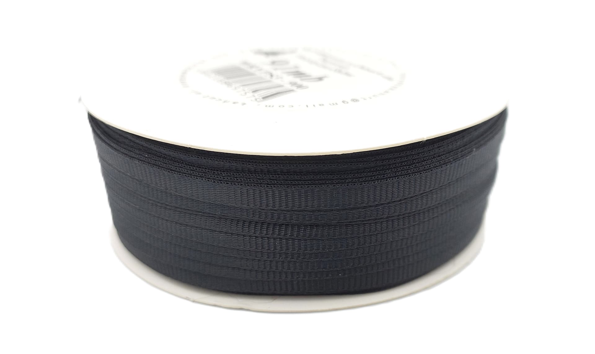Wstążka rypsowa, 3mm/91mb, czarna
