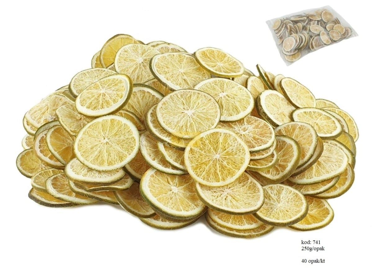 Pachnące pomarańcze zielone plastry, ok.83szt/250g