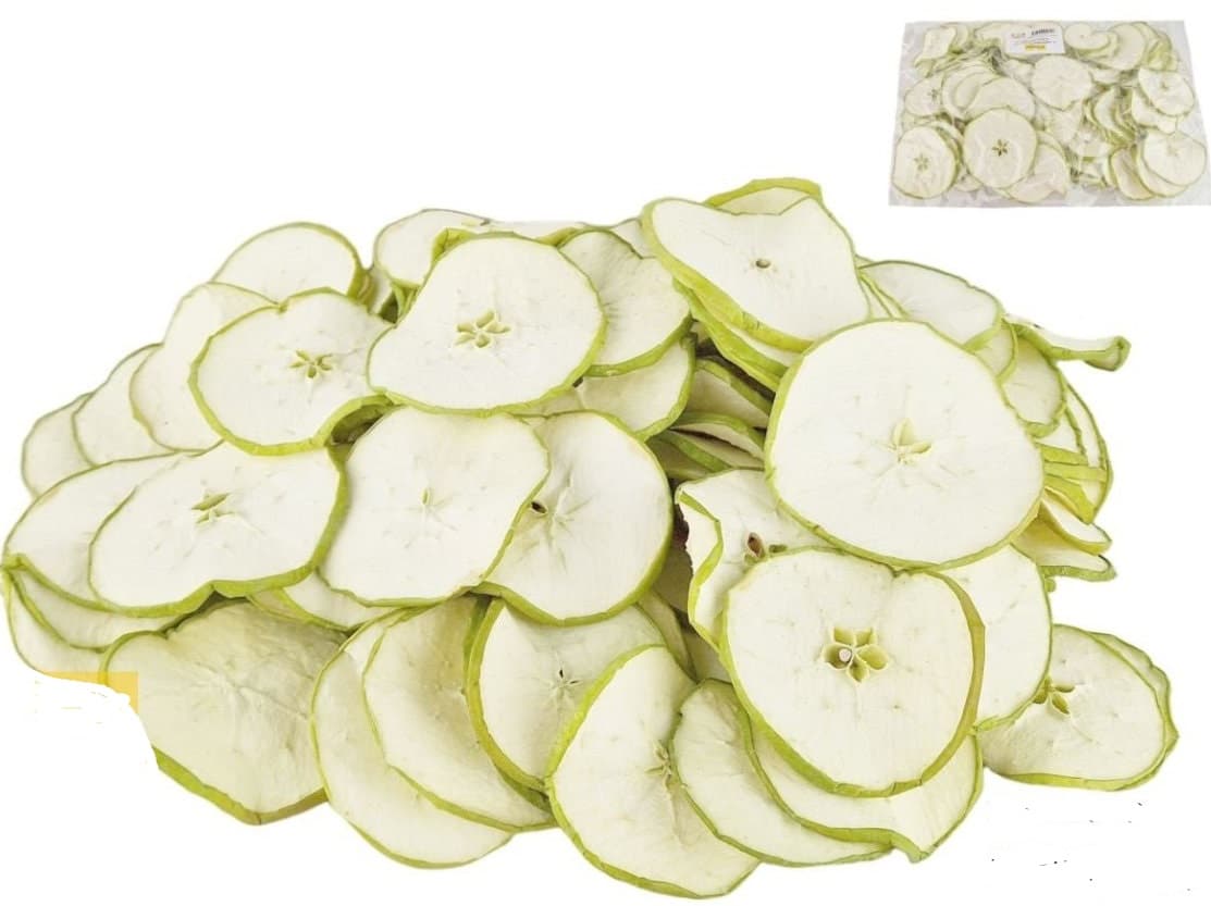 Pachnące plastry jabłko zielone śr5-6cm/100g/40szt