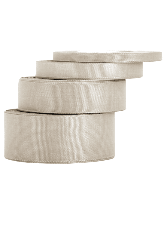 Wstążka rypsowa, 38mm/22mb, beżowy/2