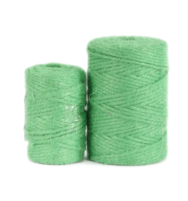 Sznurek jutowy, śr 3mm/28mb/100 gramów, zielony