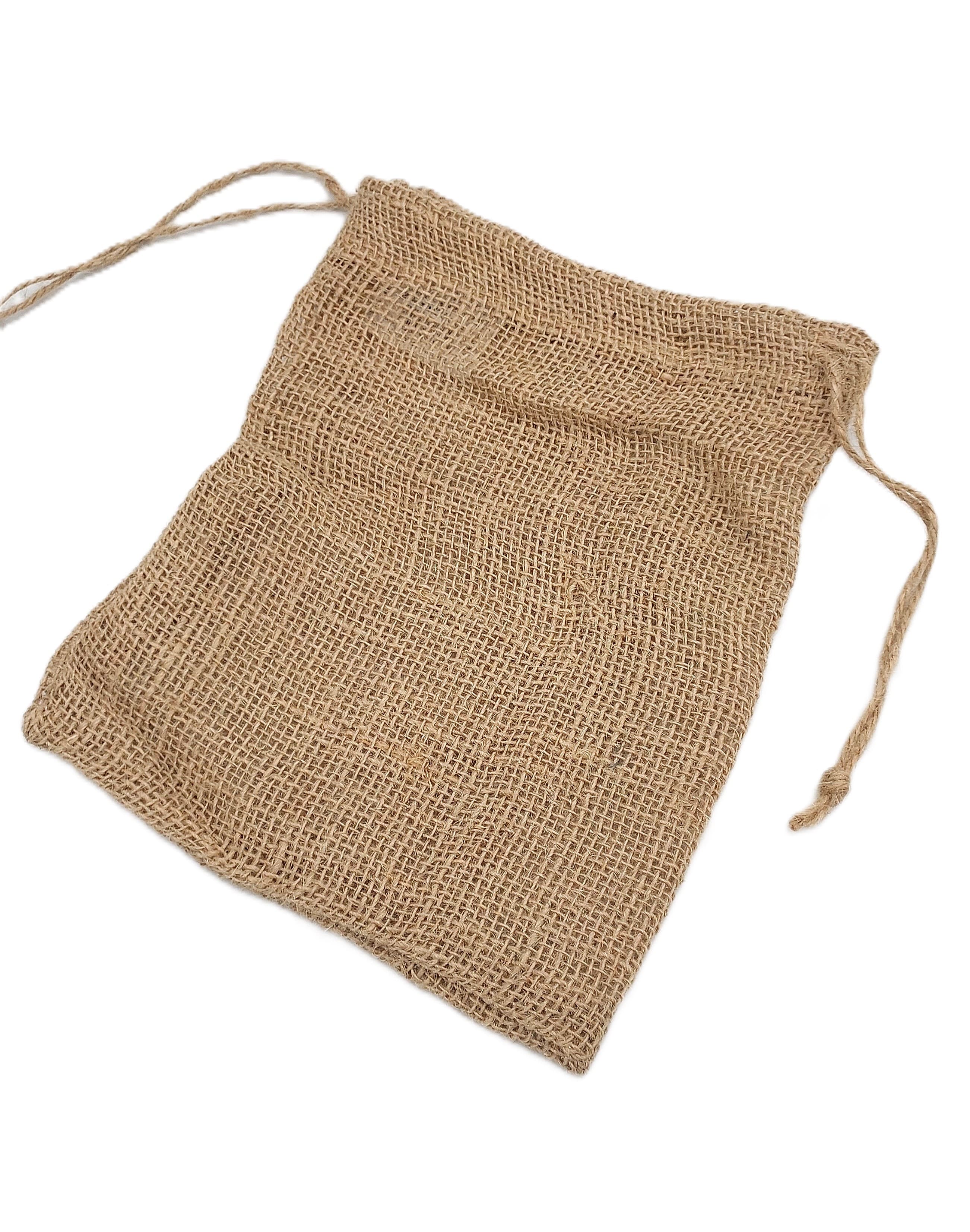 Worek jutowy ze ściągaczem, szer.20cm/wys.25cm