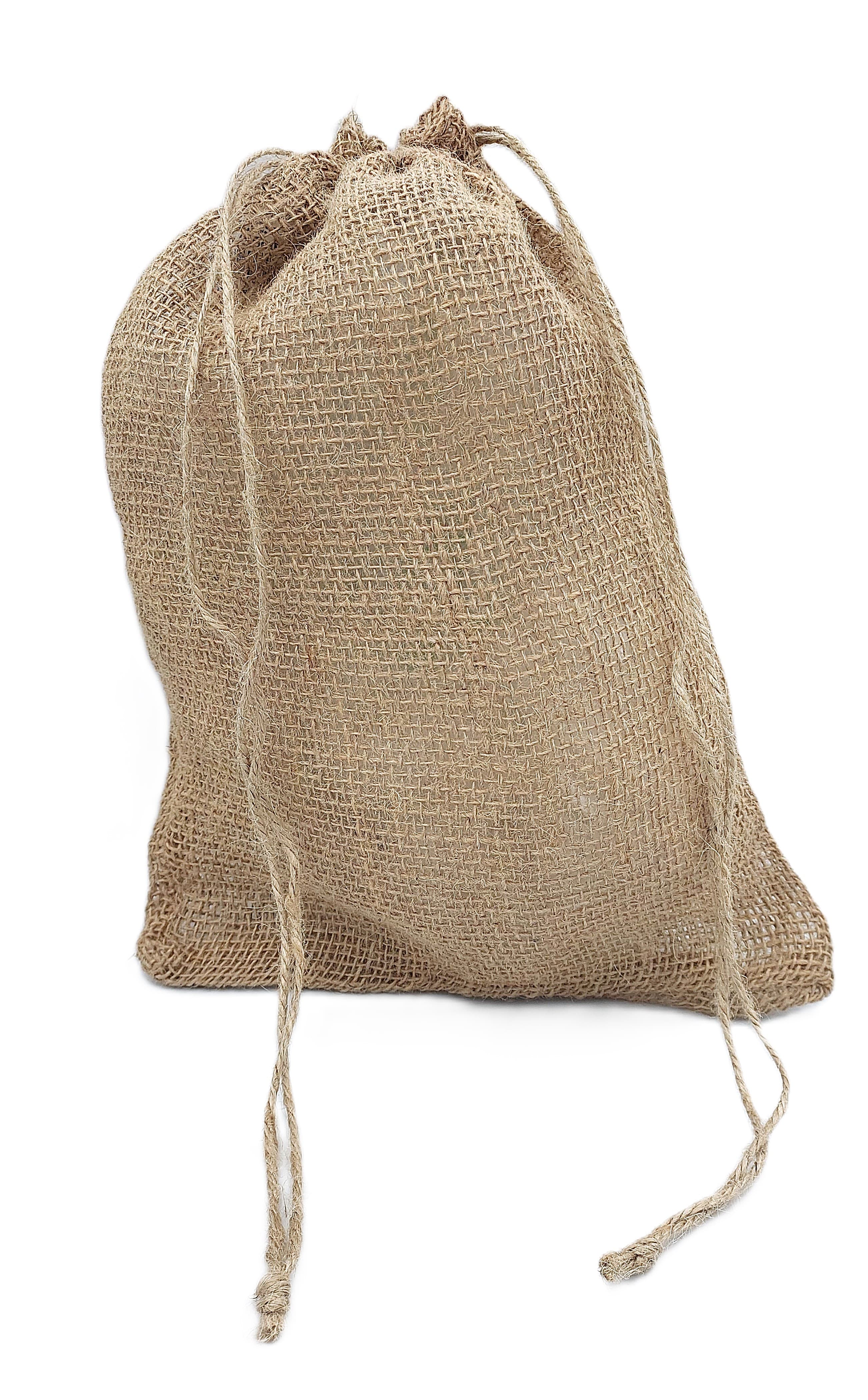 Worek jutowy ze ściągaczem, szer.25cm/wys.35cm