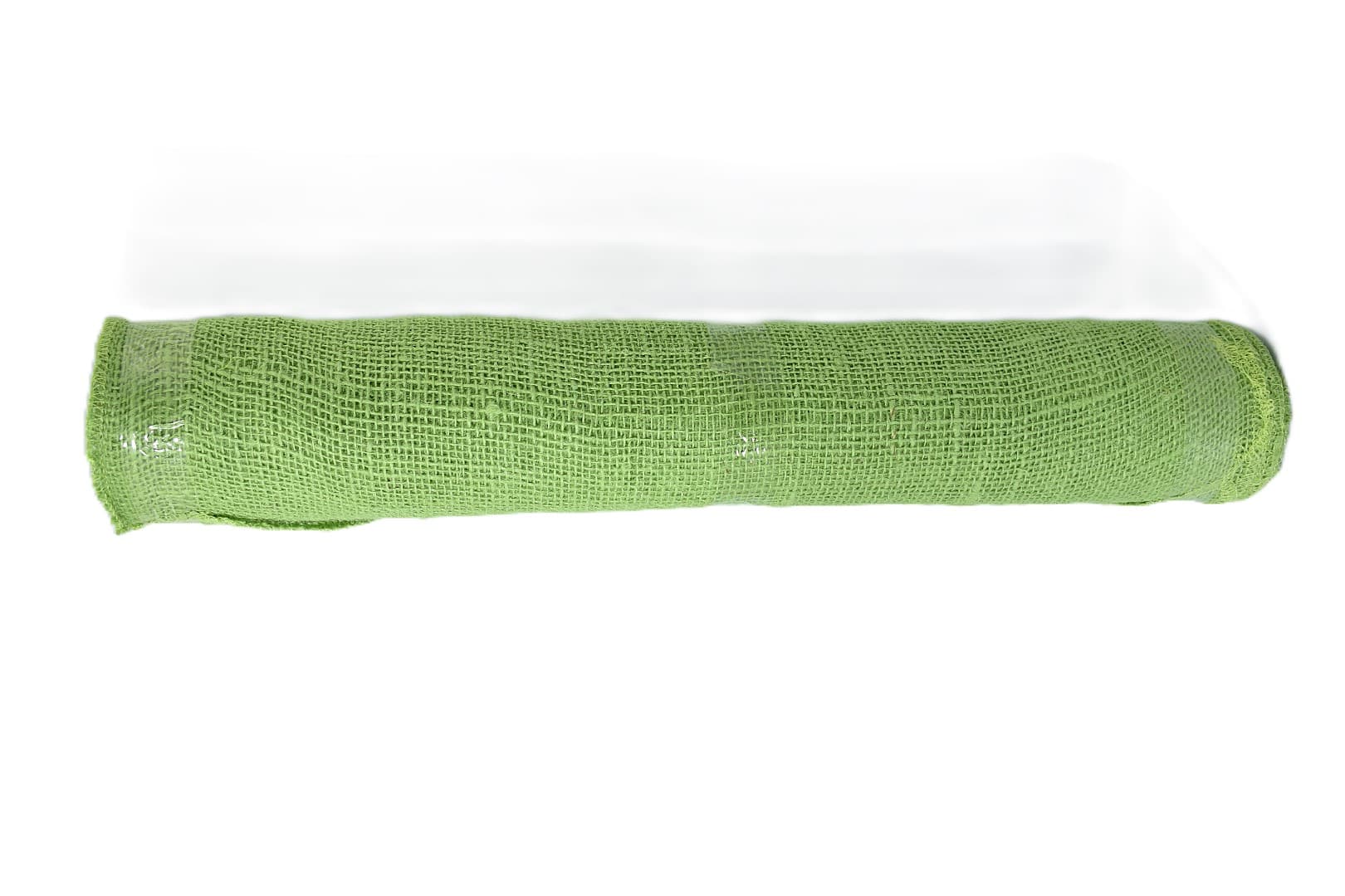 Juta obszywana, 9x8,50cm/5mb, 260g/m2, seledynowa