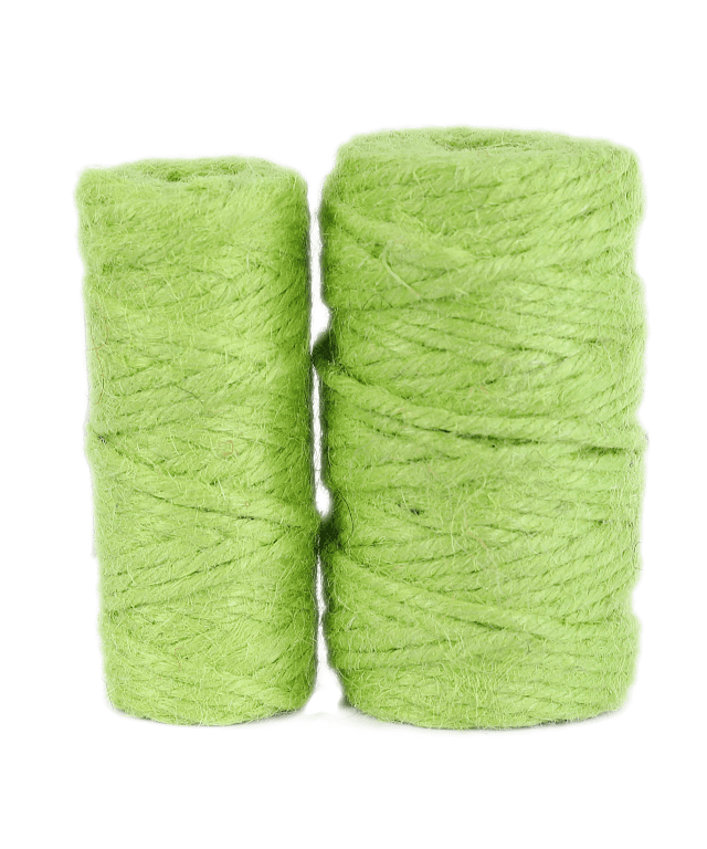 Sznurek jutowy, śr 3mm/70mb/250 gram, seledynowy