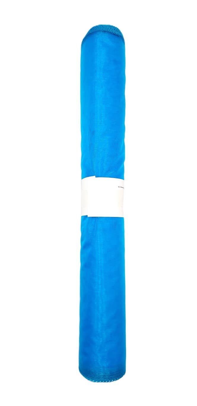 Organza obszywana 40cm/9mb turkusowa