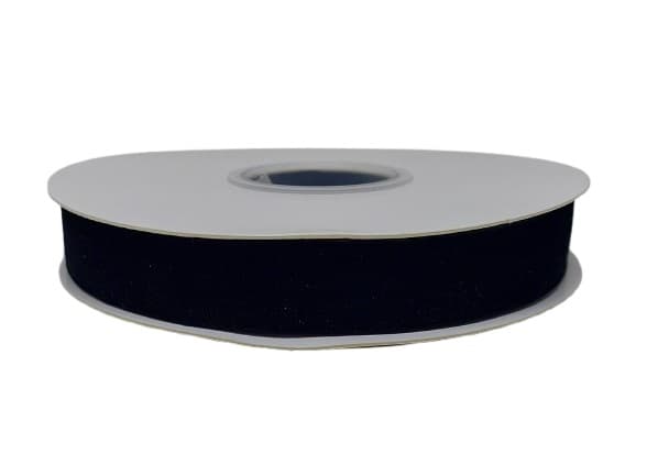Wstążka aksamitna velvetowa, 19mm/9mb, czarna