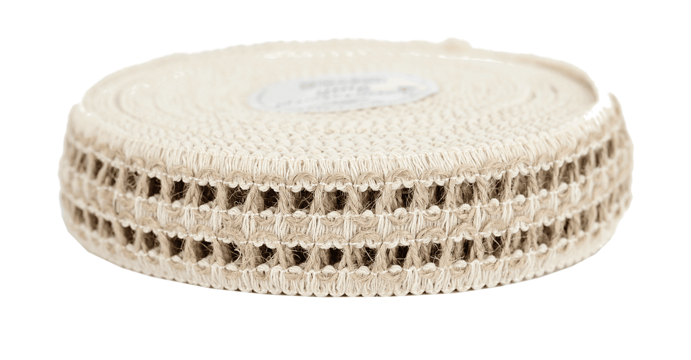 Wstążka jutowa kratka, 35mm/9mb, model 1