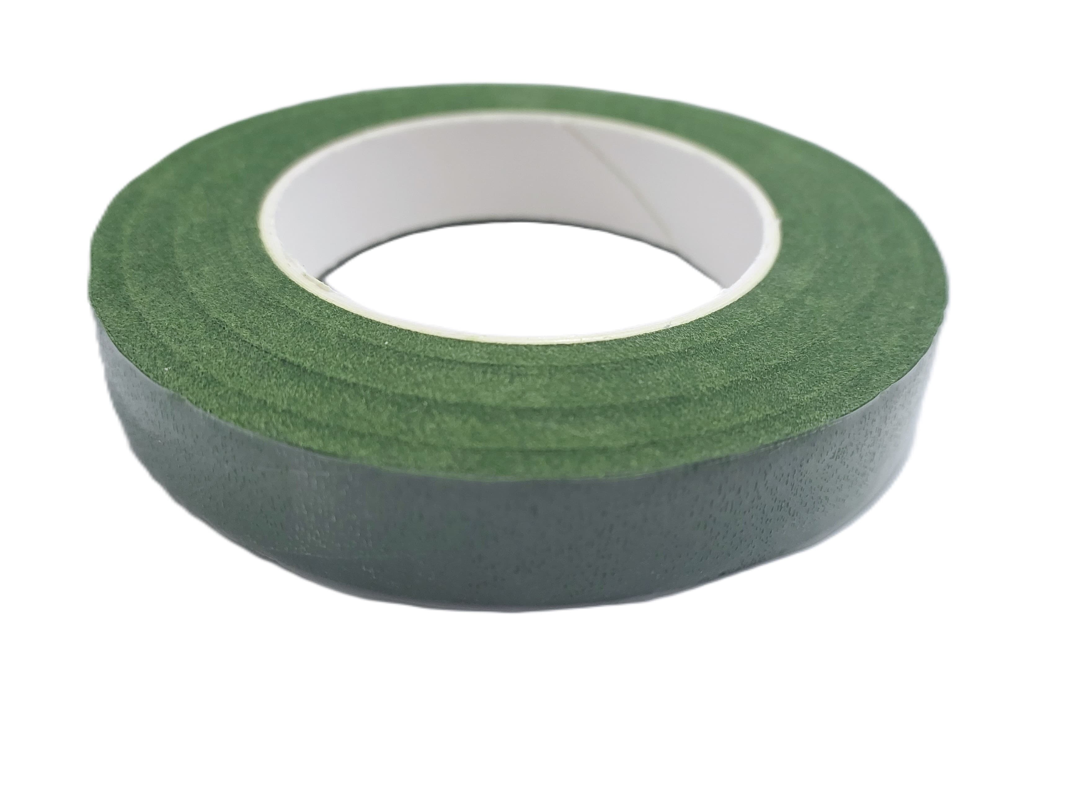 Taśma florystyczna rozciągliwa 12mm/23mb c.zielona