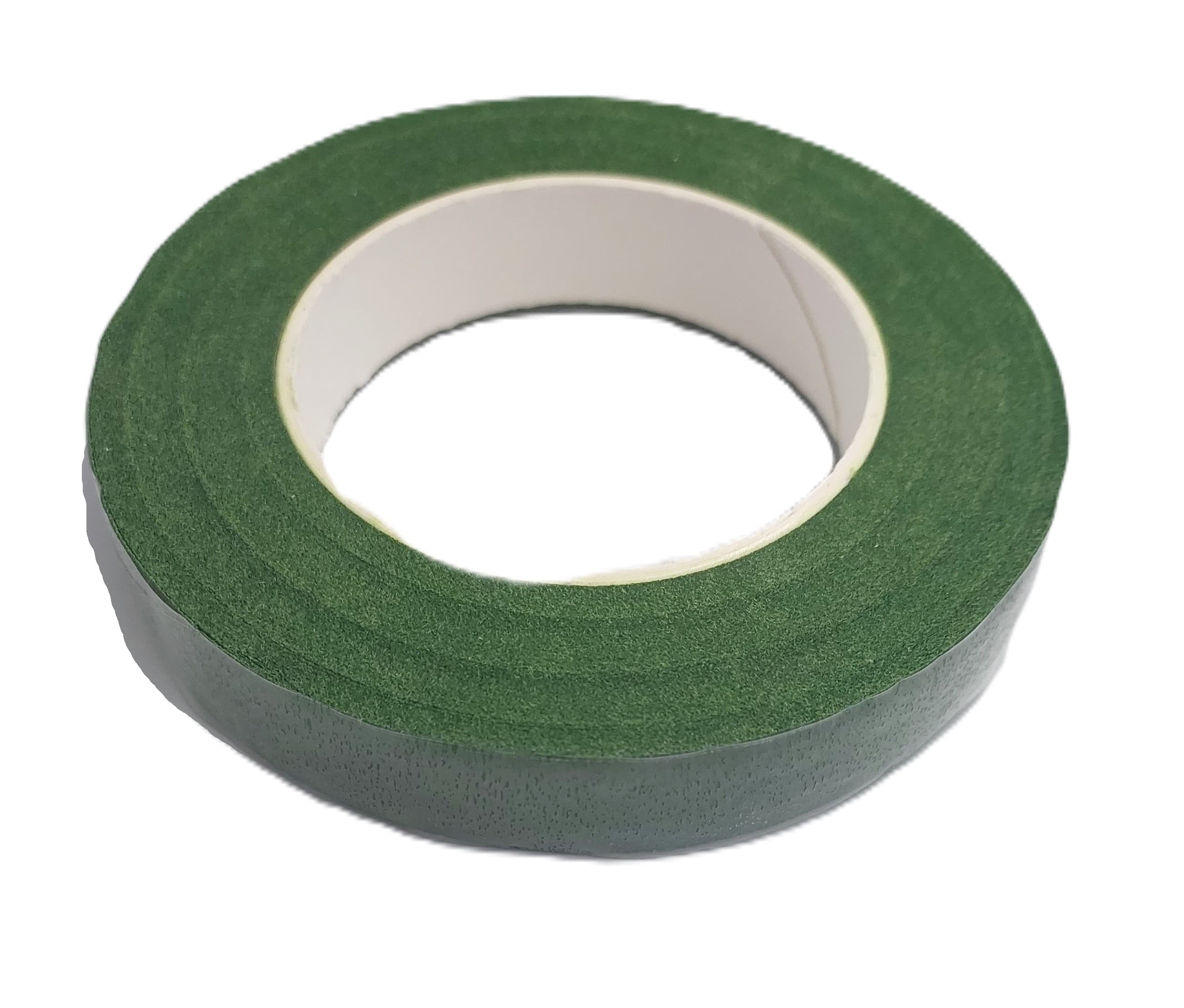 Taśma florystyczna rozciągliwa 12mm/23mb c.zielona