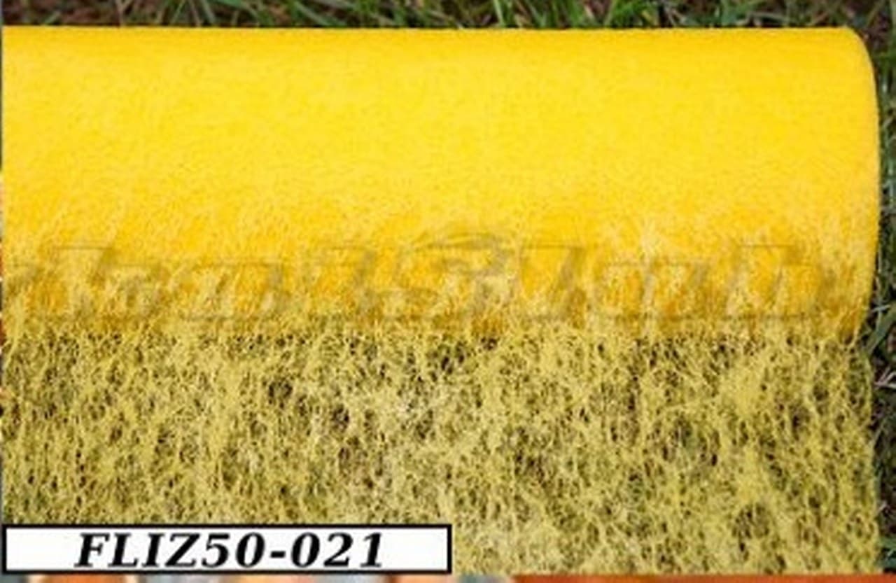 Flizelina Jednokolorowa 50cmx9y, cytrynowa