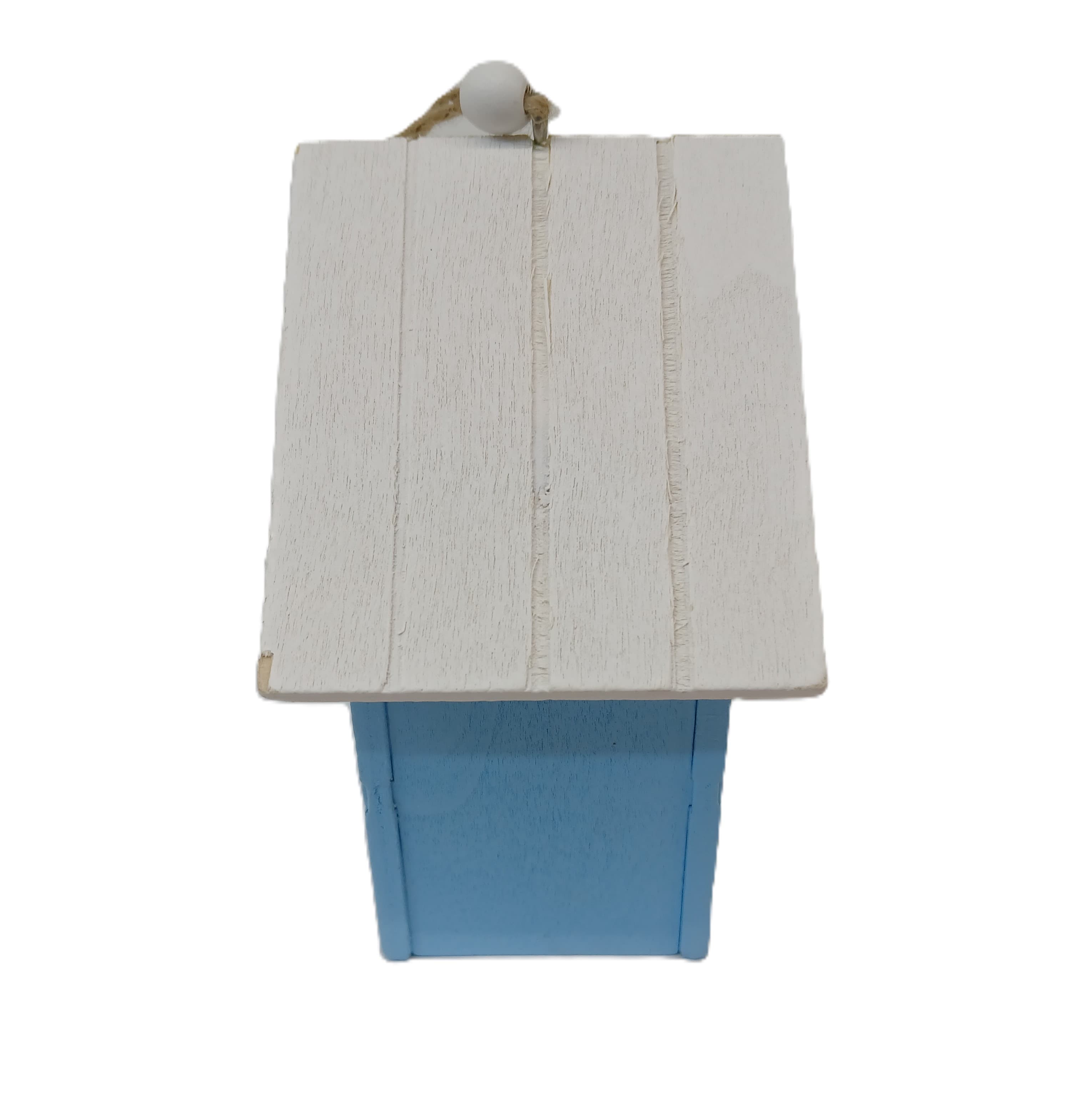 Zawieszka DUŻA budka domek w tulipany 3D 11,5x7cm