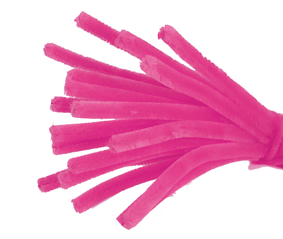 Wyciory pastelowe,  śr. 9mm/20szt, amarantowe