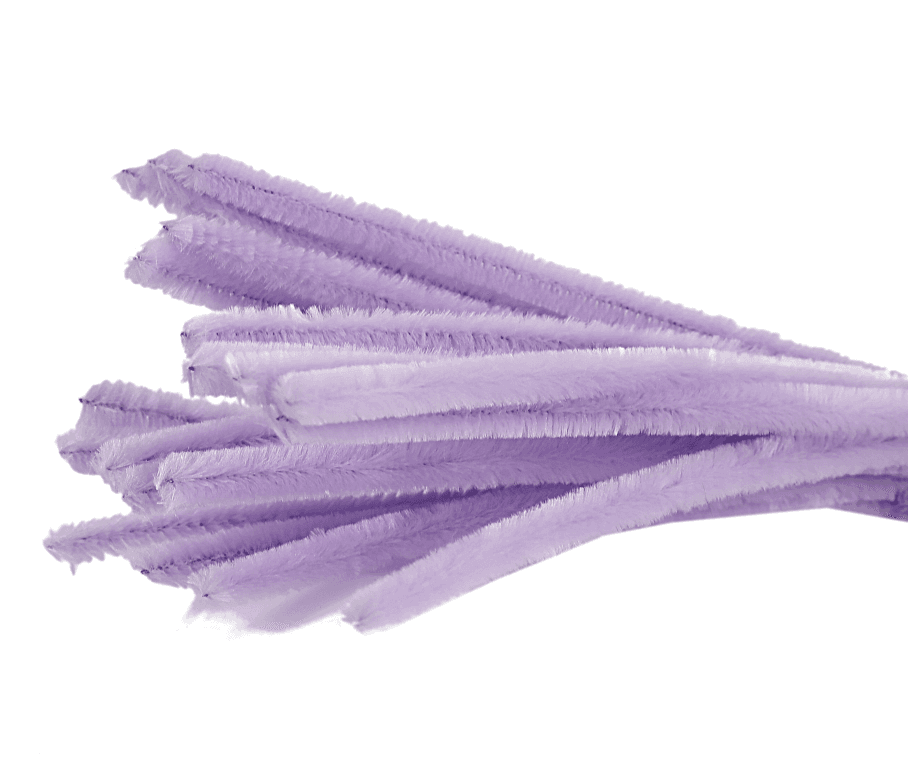 Wyciory pastelowe,  śr. 9mm/20szt, wrzosowe