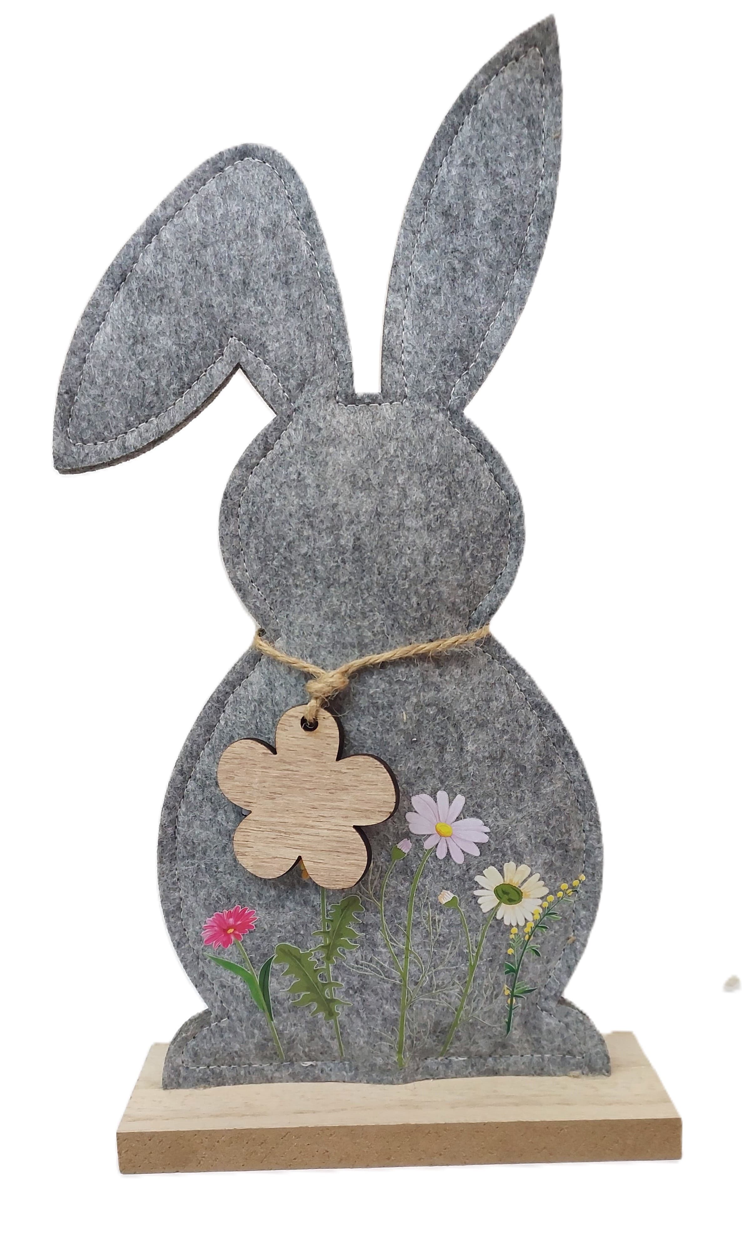 Zając filcowy dekoracyjny 30 cm