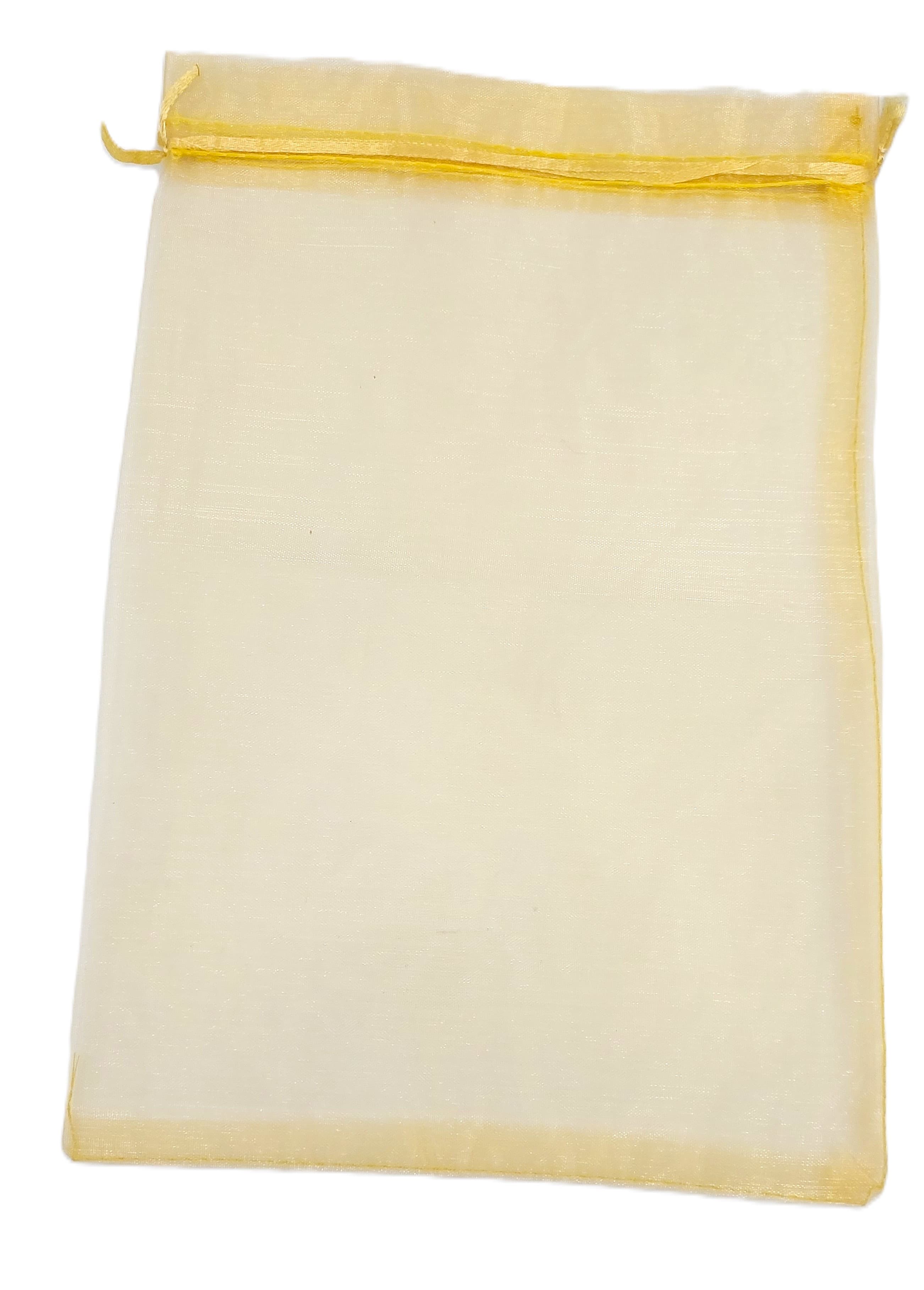 Woreczki z organzy, 20x30cm/12szt, złote