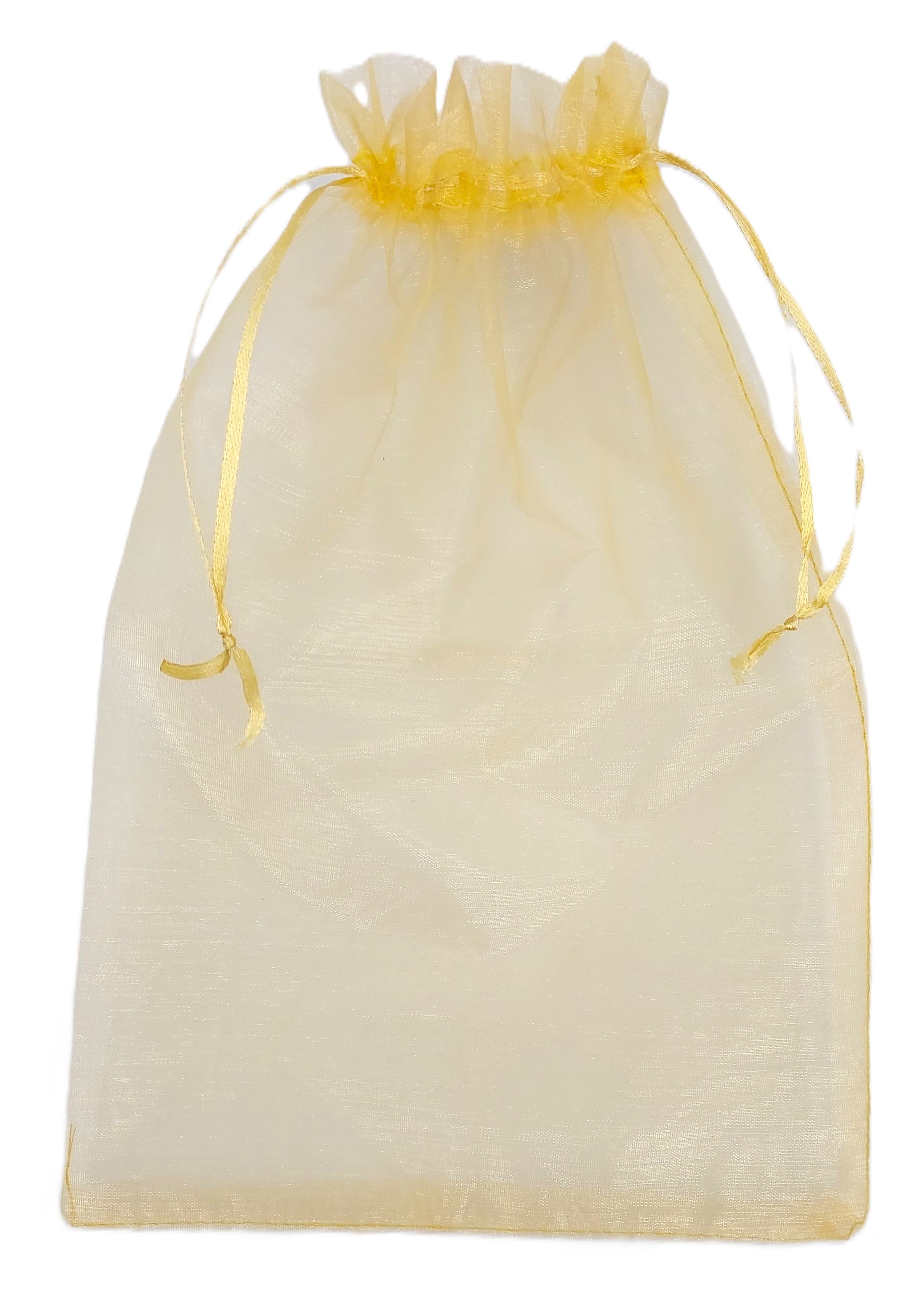 Woreczki z organzy, 25x35cm/12szt, złote