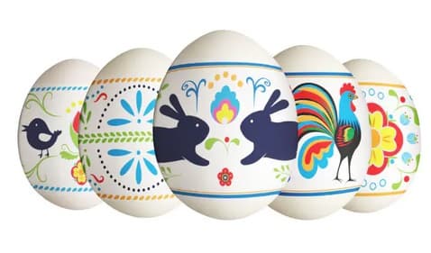 Zestaw owijek w tradycyjnych wzorach - 6 szt.