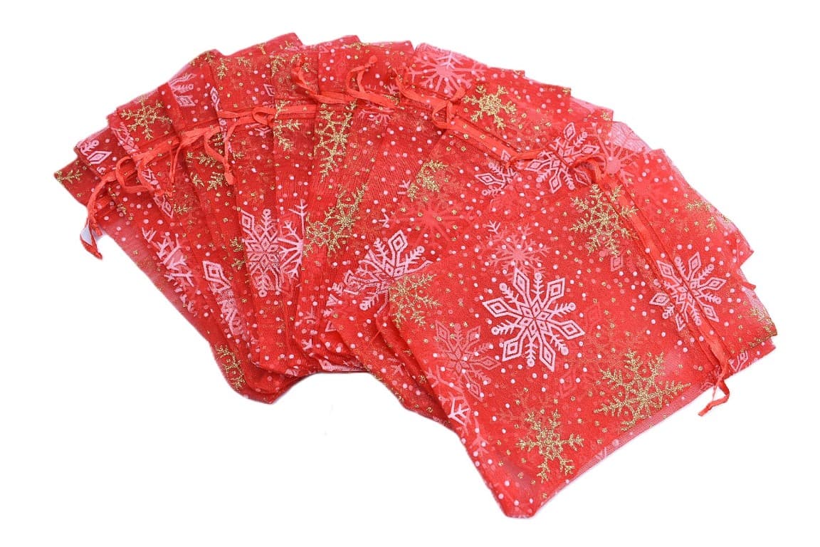 Woreczki z organzy KOLOR, 10x15cm/12szt, numer 02