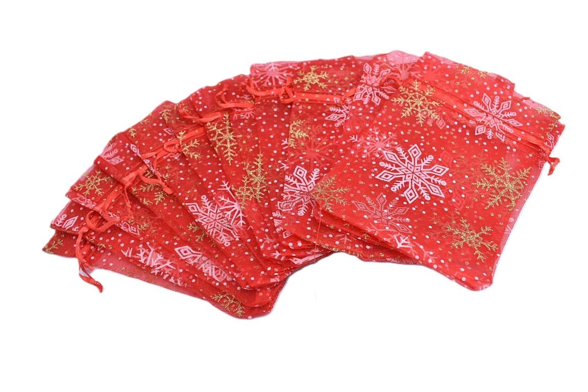 Woreczki z organzy KOLOR, 10x15cm/12szt, numer 02