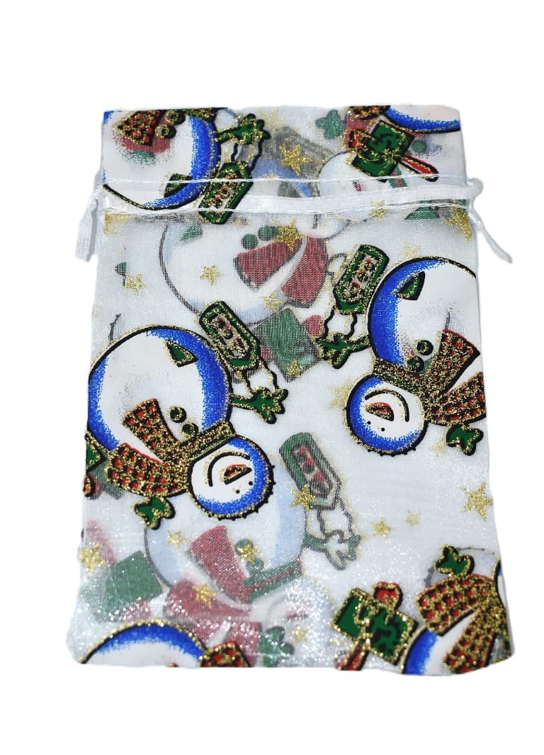 Woreczki z organzy KOLOR, 10x15cm/12szt, numer 08