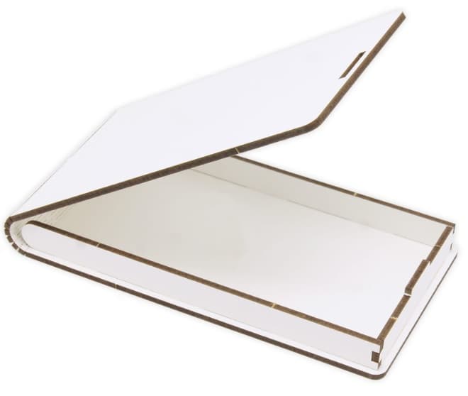 Pudełko drewniane na pieniądze kremowa róża ślub