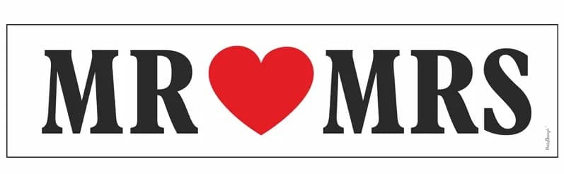 Tablica rejestracyjna MR MRS 50 x 11,5cm