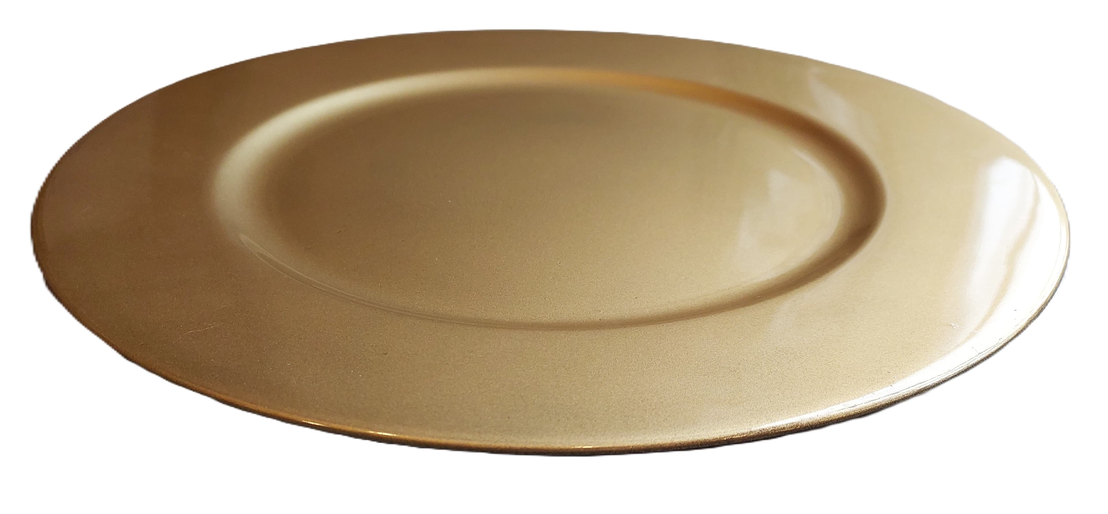 Podstawka plastkikowa, złoty podtalerz 33 cm 1 szt