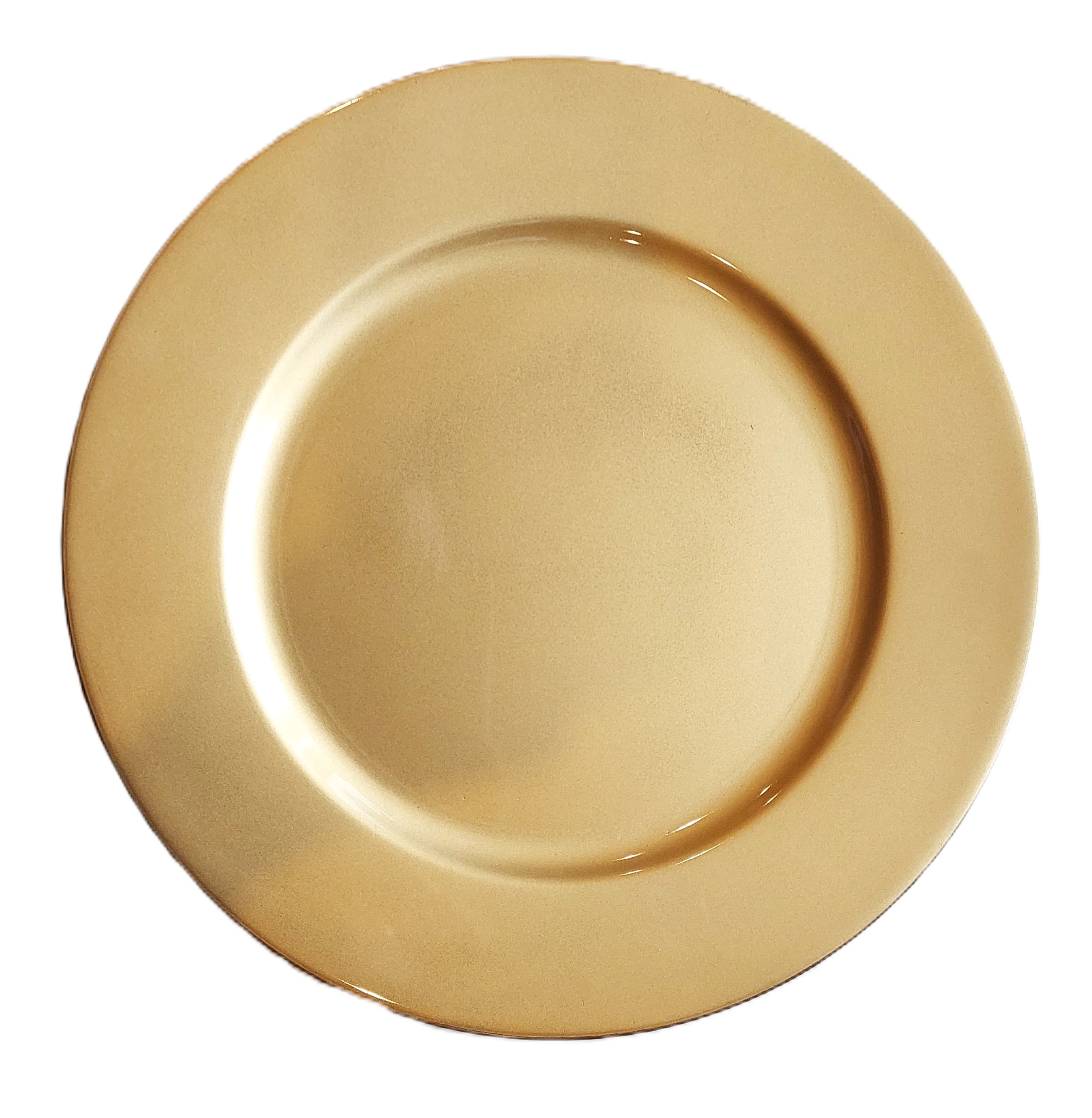 Podstawka plastkikowa, złoty podtalerz 33 cm 1 szt