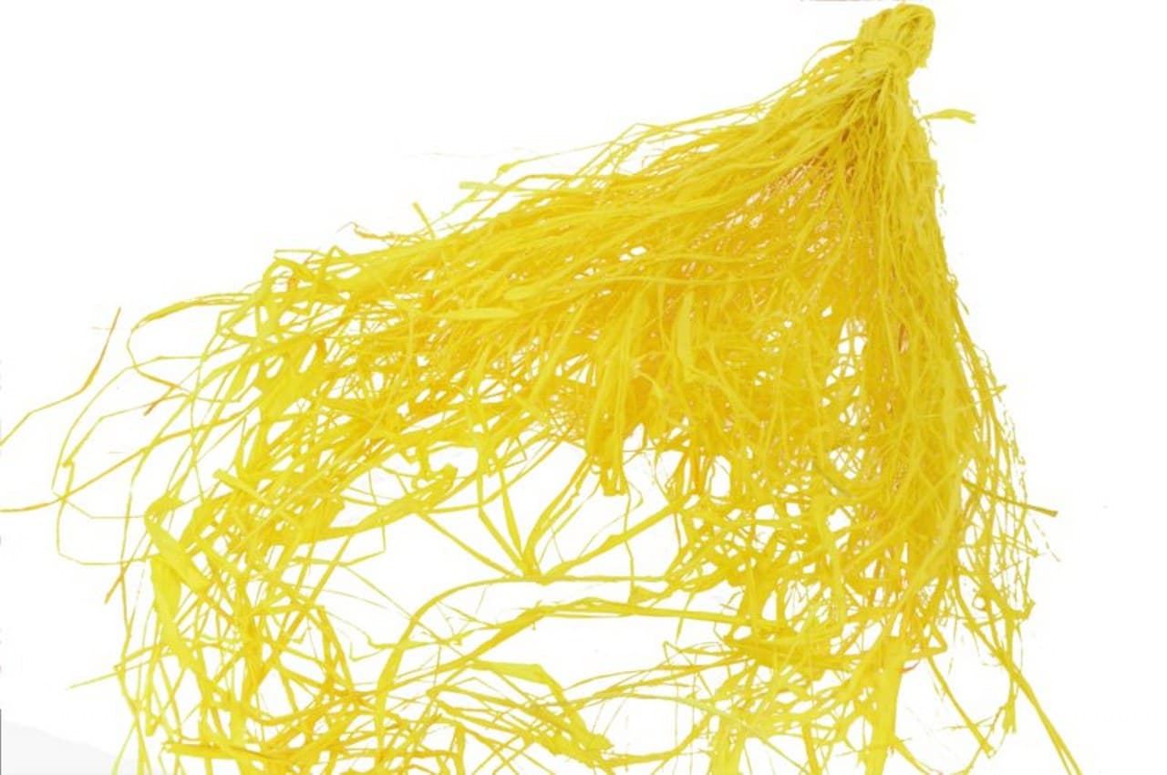 Rafia - włókna 50-60 gram, cytryna