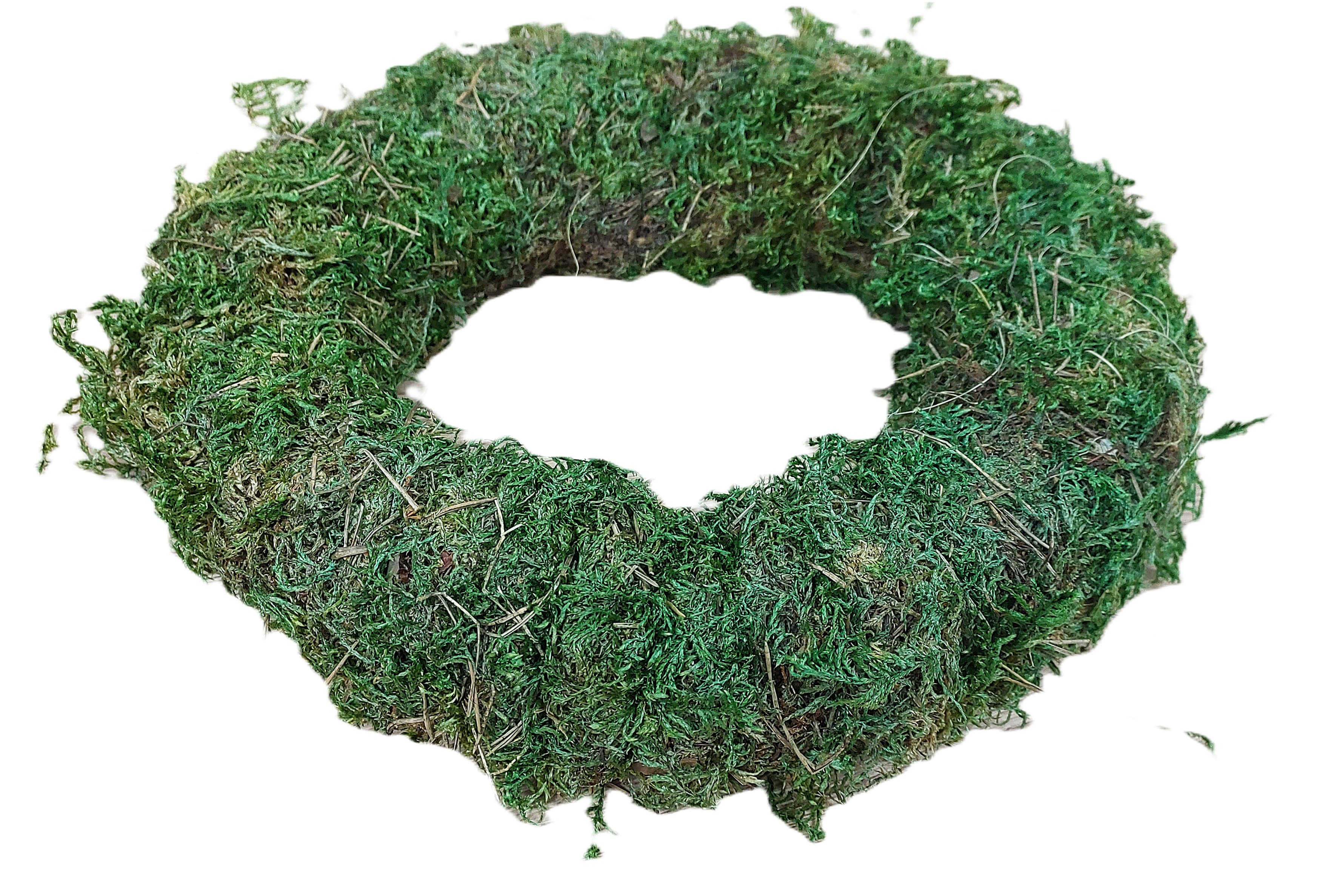 Wianek z mchu średnica 30 cm, grubość 6 cm