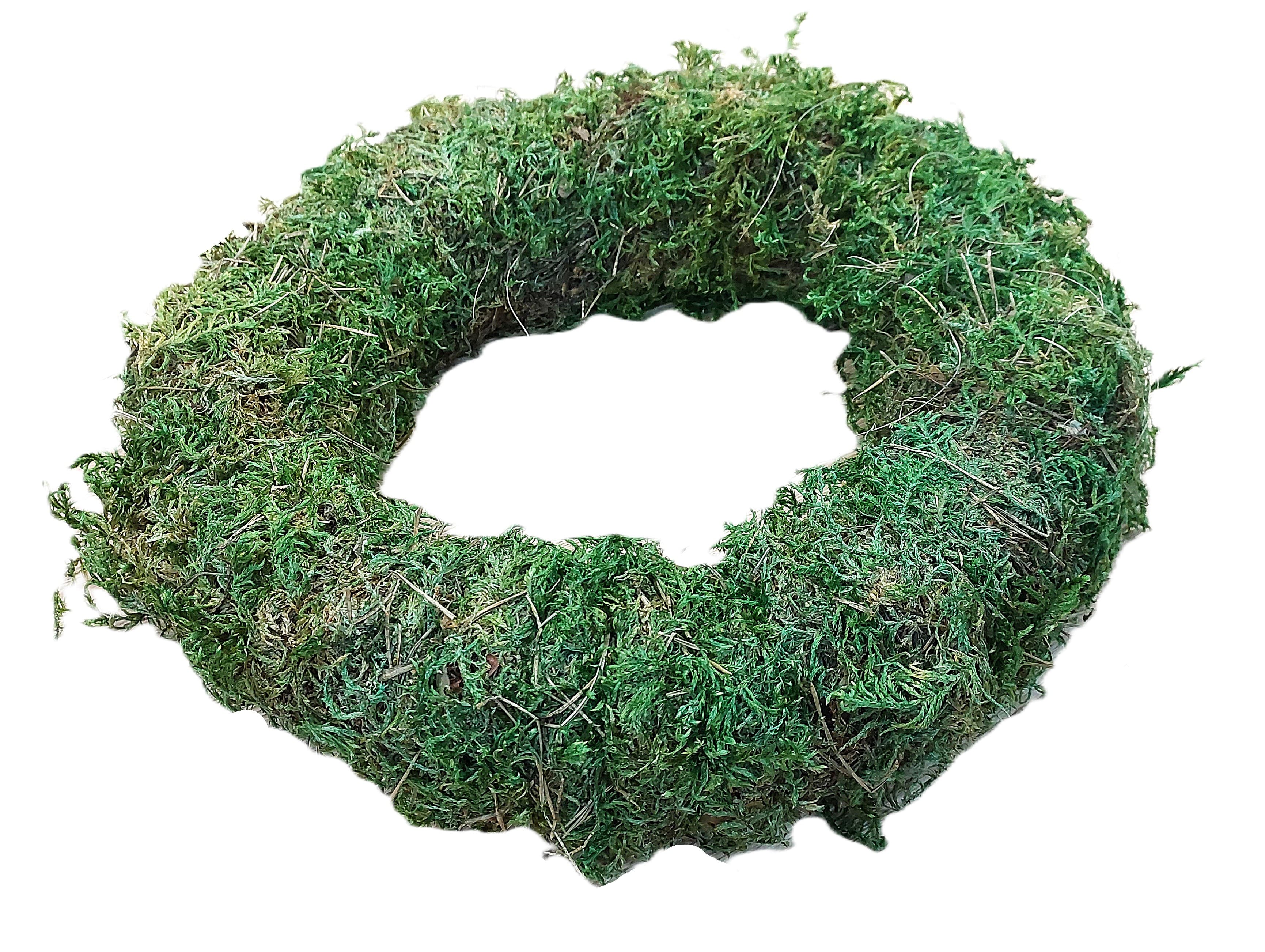 Wianek z mchu średnica 30 cm, grubość 6 cm