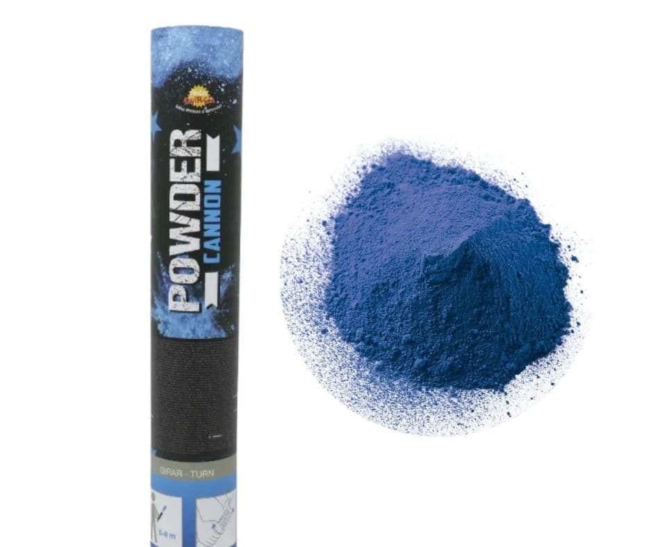 Tuba konfetti proszek HOLI NIEBIESKI chłopiec 30cm