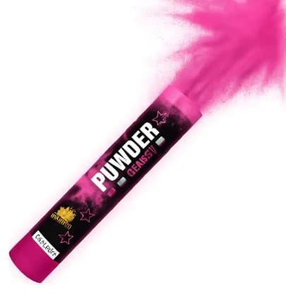 Tuba konfetti proszek HOLI RÓŻOWY dziewczynka 30cm