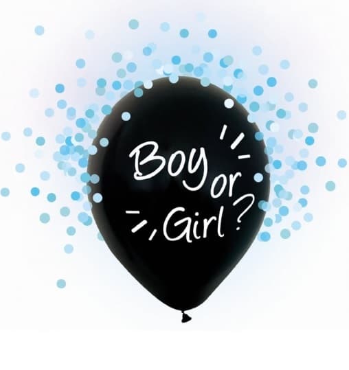 Balony Baby Shower - Boy - niebieski 4 szt. 