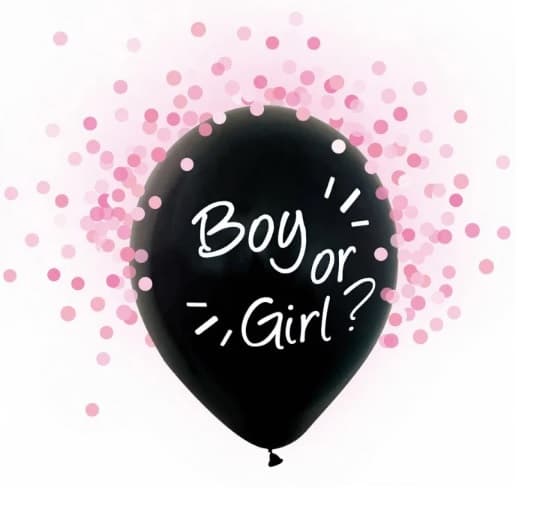 Balony Baby Shower - Girl - różowy 4 szt. 