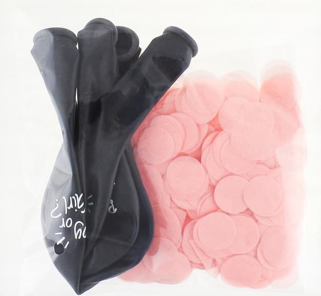 Balony Baby Shower - Girl - różowy 4 szt. 