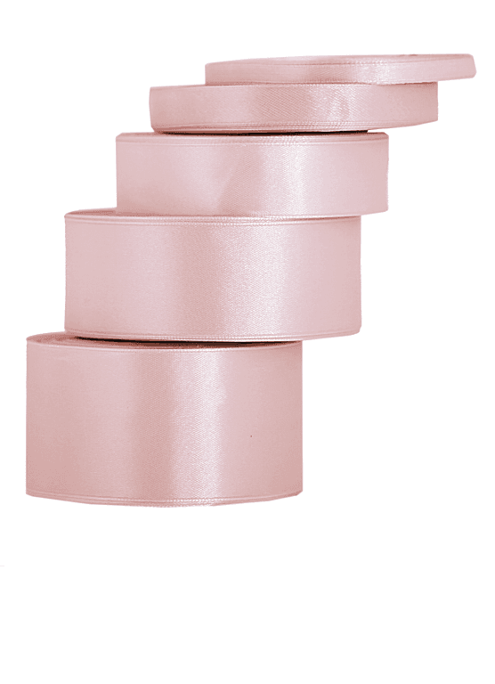 Wstążka satynowa 12mm/32mb, jasny brudny róż/4