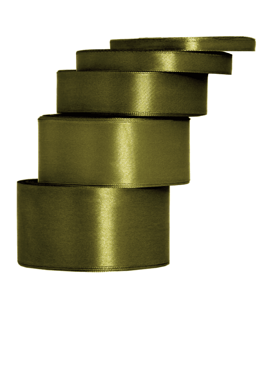 Wstążka satynowa 6mm/32mb, ciemna oliwka/4