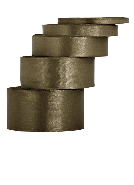 Wstążka satynowa 6mm/32mb, ciemna oliwka/5