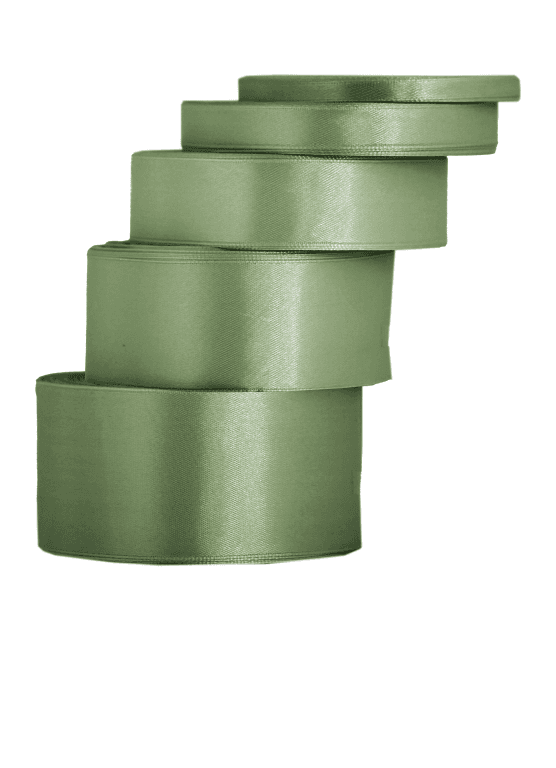 Wstążka satynowa 12mm/32mb, zielony szałwia/5