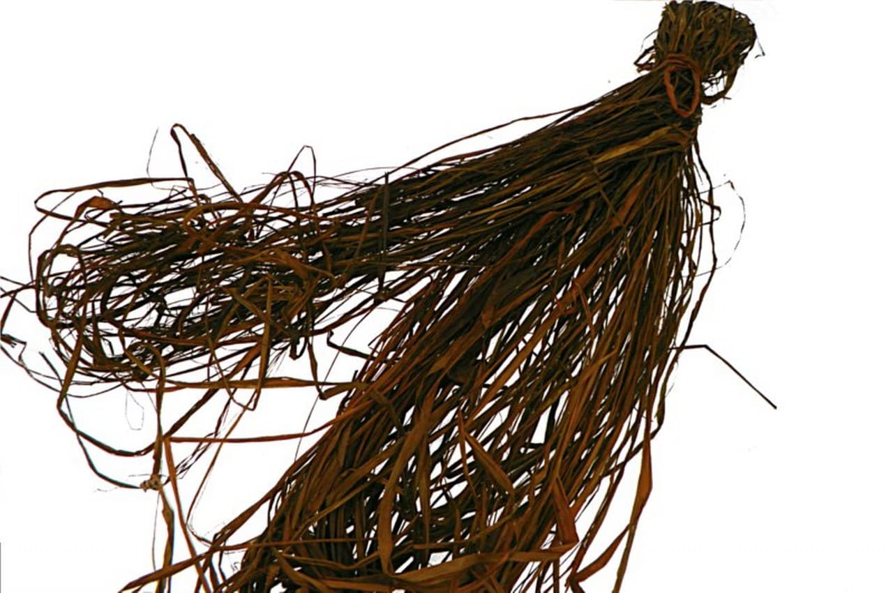 Rafia - włókna 50-60 gram, brązowa